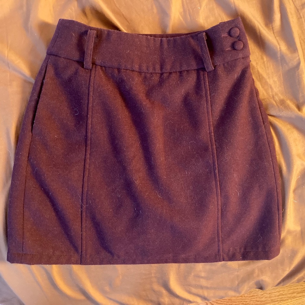 Omont burgundy skirt